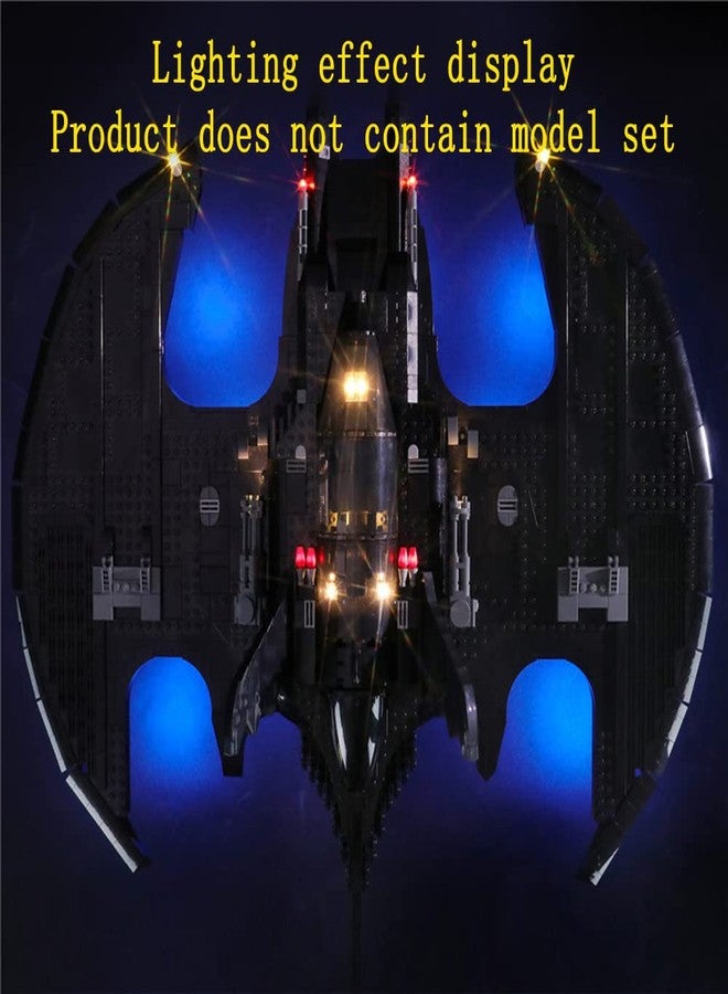 GEAMENT طقم إضاءة LED من GEAMENT متوافق مع Lego 1989 Batwing - طقم إضاءة لنموذج البناء 76161 (مجموعة النموذج غير متضمنة) - Image 4